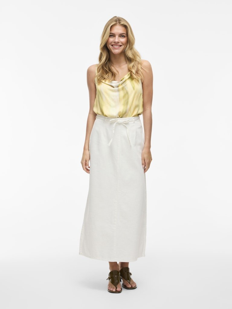 VILA Röcke White Denim