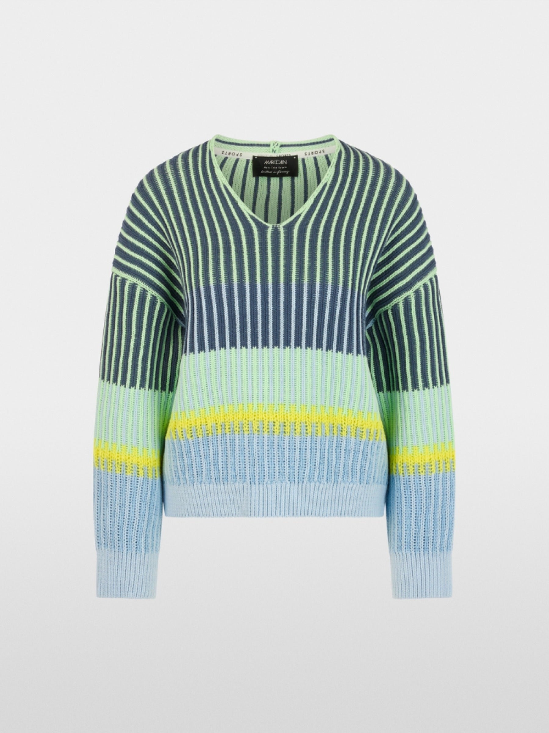 Strickpullover mit Streifenmuster