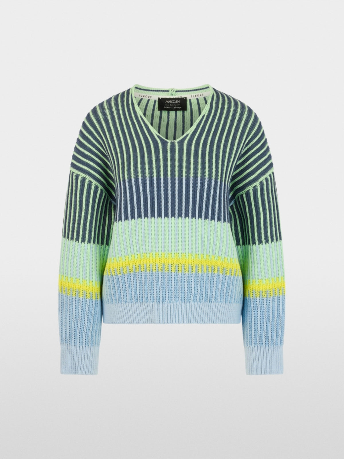 Strickpullover mit Streifenmuster