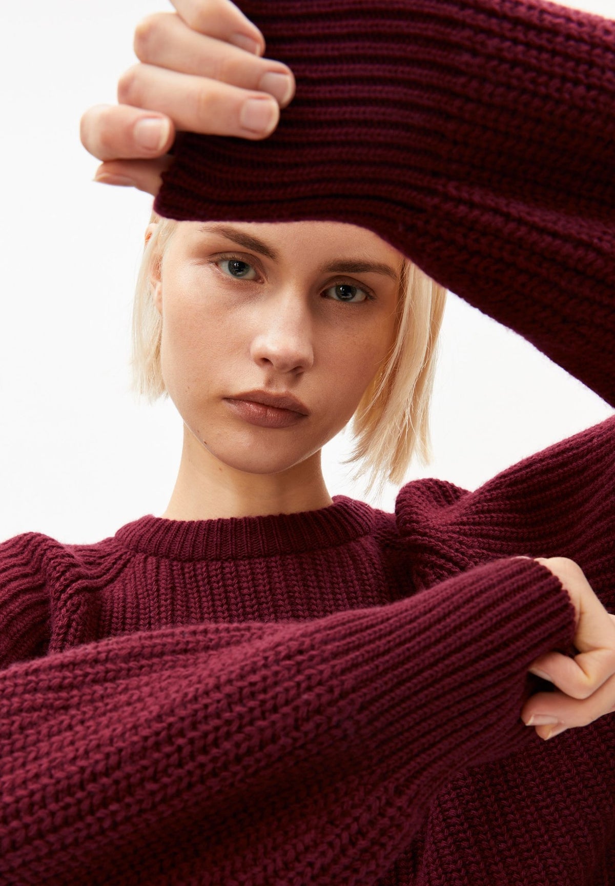 Rippstrick Pullover