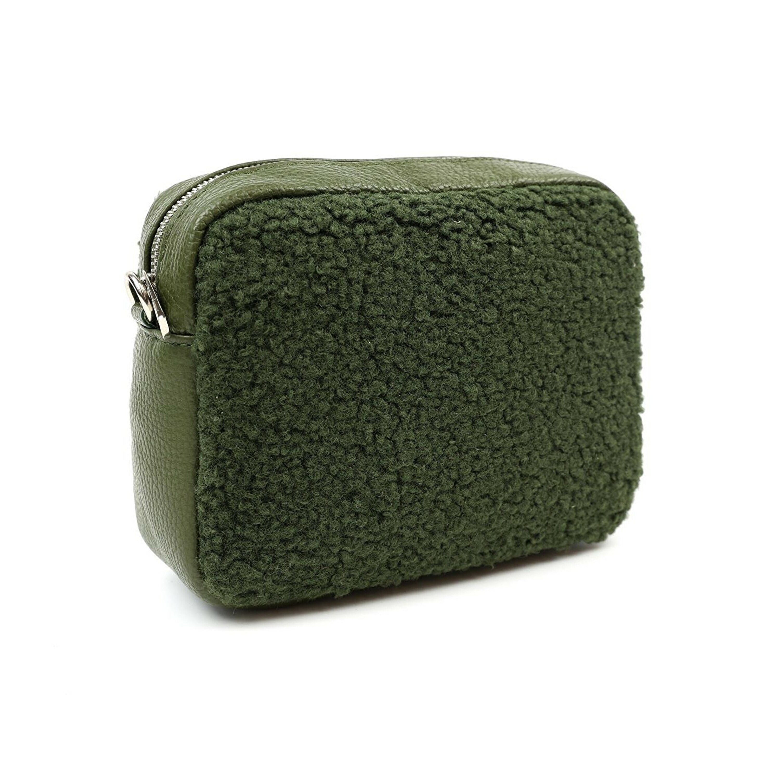 Goose Flash Taschen Olivegrün/Silber