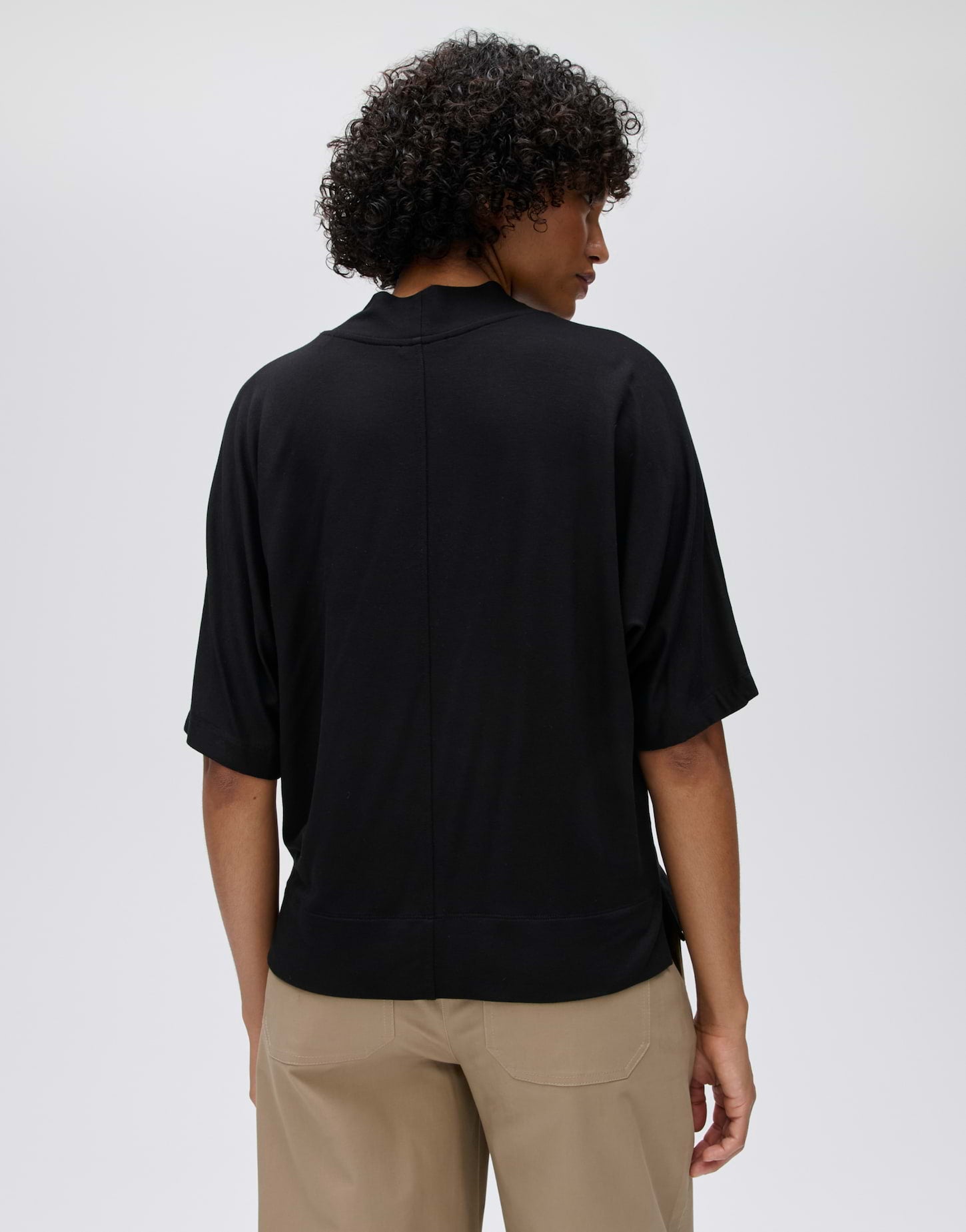 Jerseyshirt aus Viskose Mix