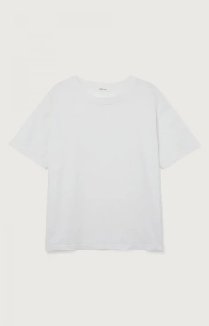 American Vintage T-Shirts Blanc