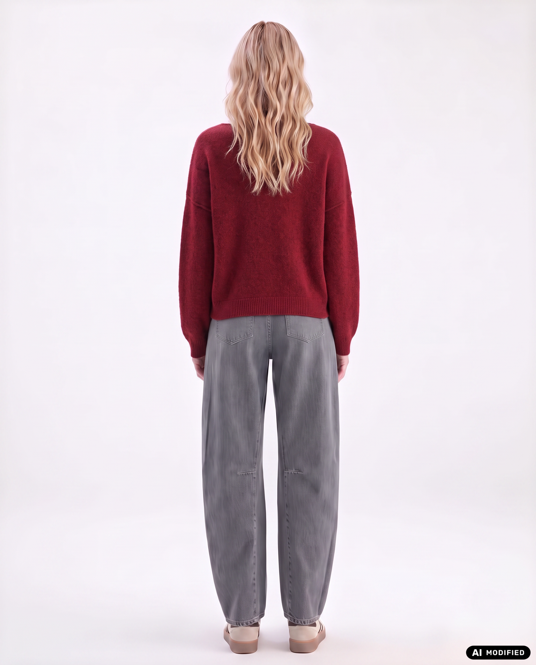 Strickpullover mit U-Boot-Ausschnitt