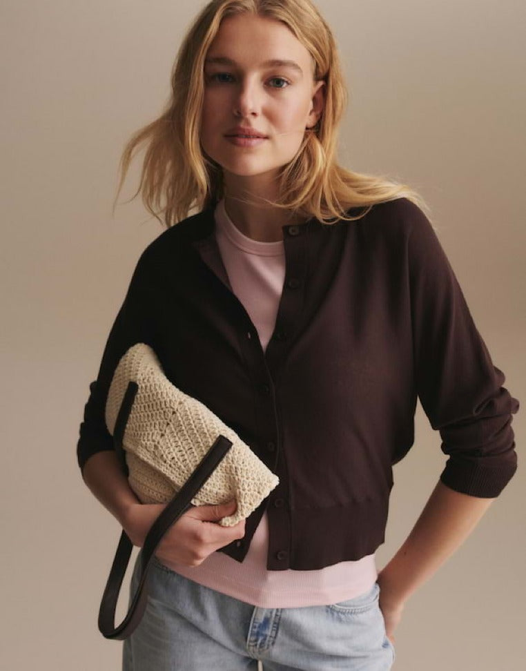 Opus Strickjacken Coffee Bean