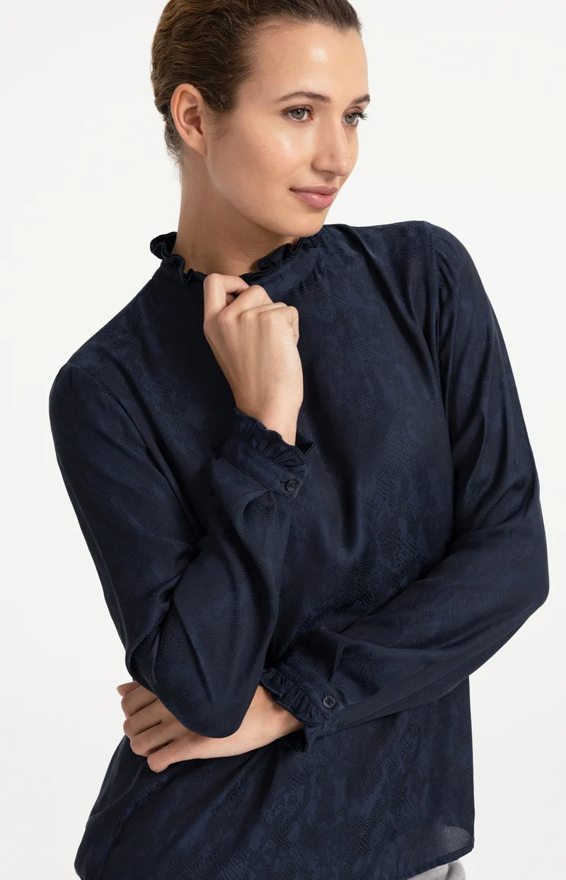 Longsleeve mit Rüschen