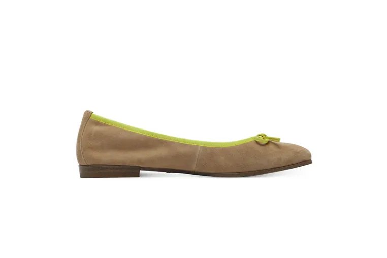 Tamaris Ballerinas Tan Comb