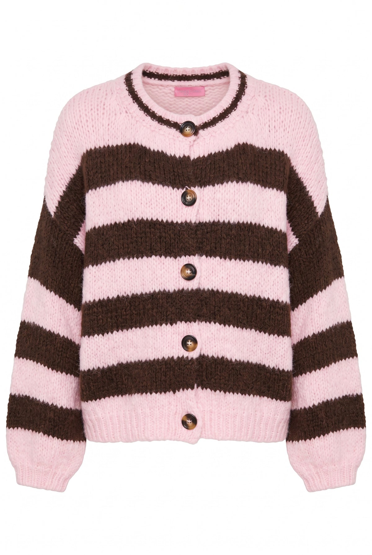 Strickjacke mit Streifen