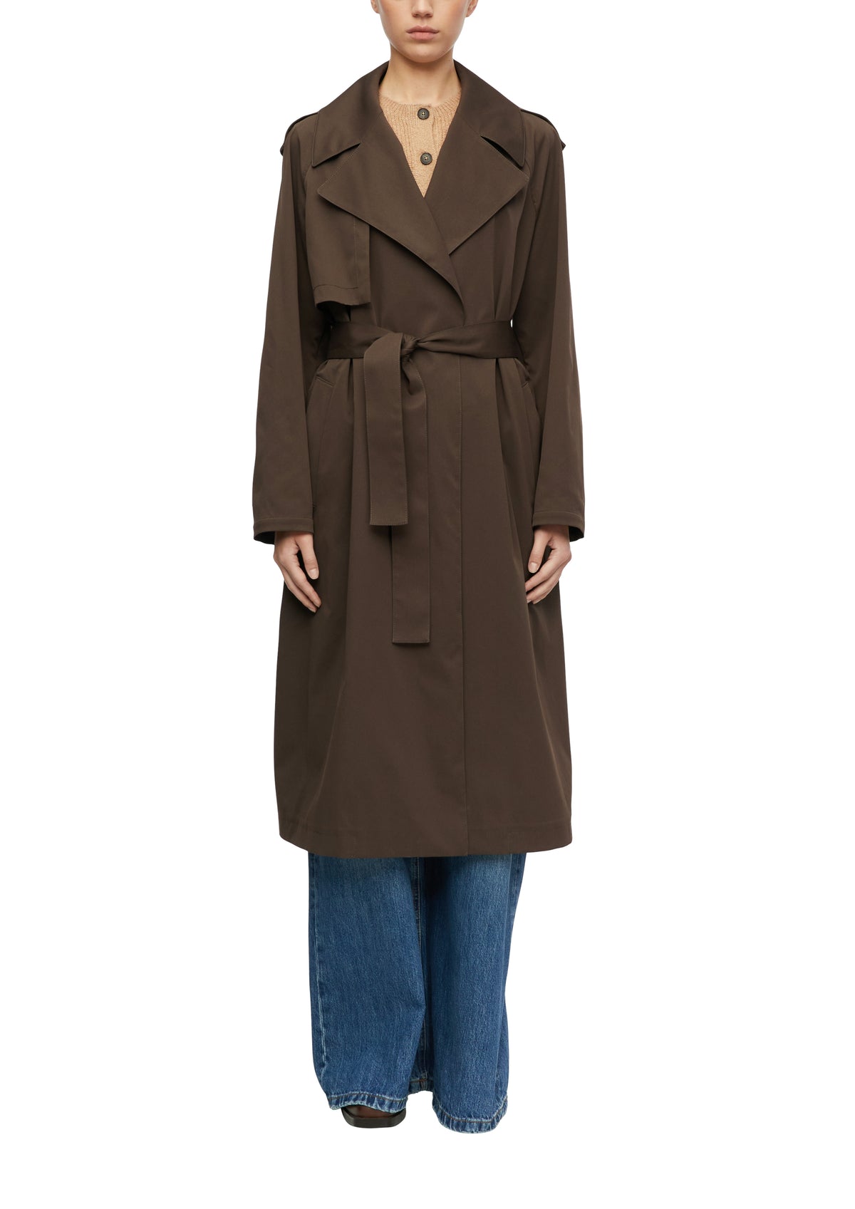 Trenchcoat mit Bindegürtel