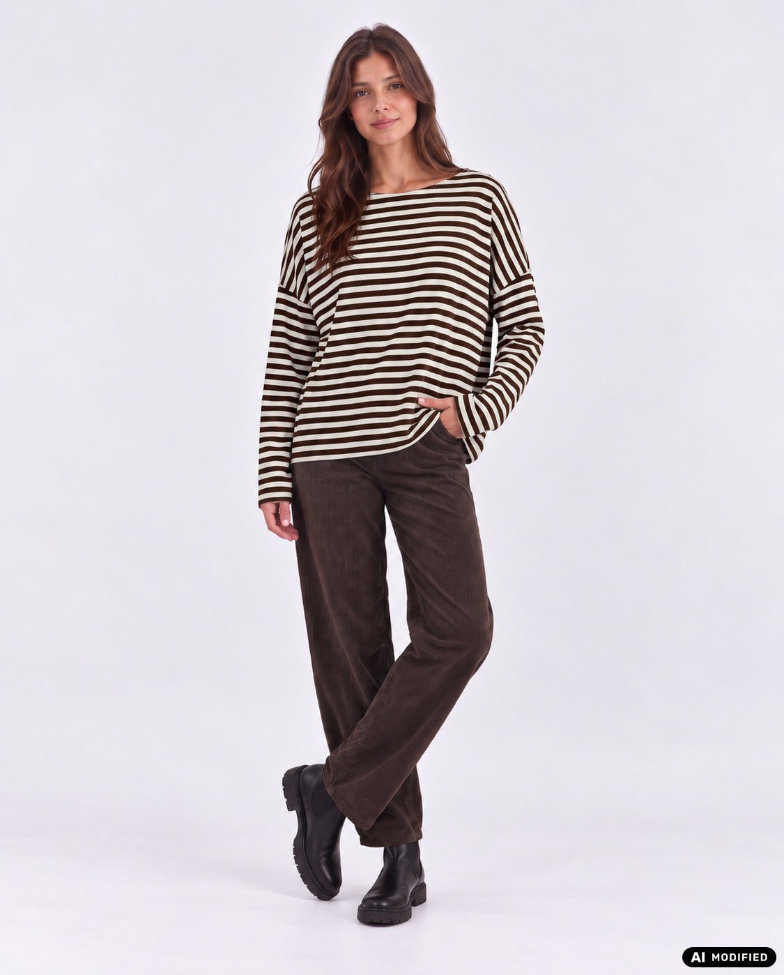 Longsleeve mit Streifen