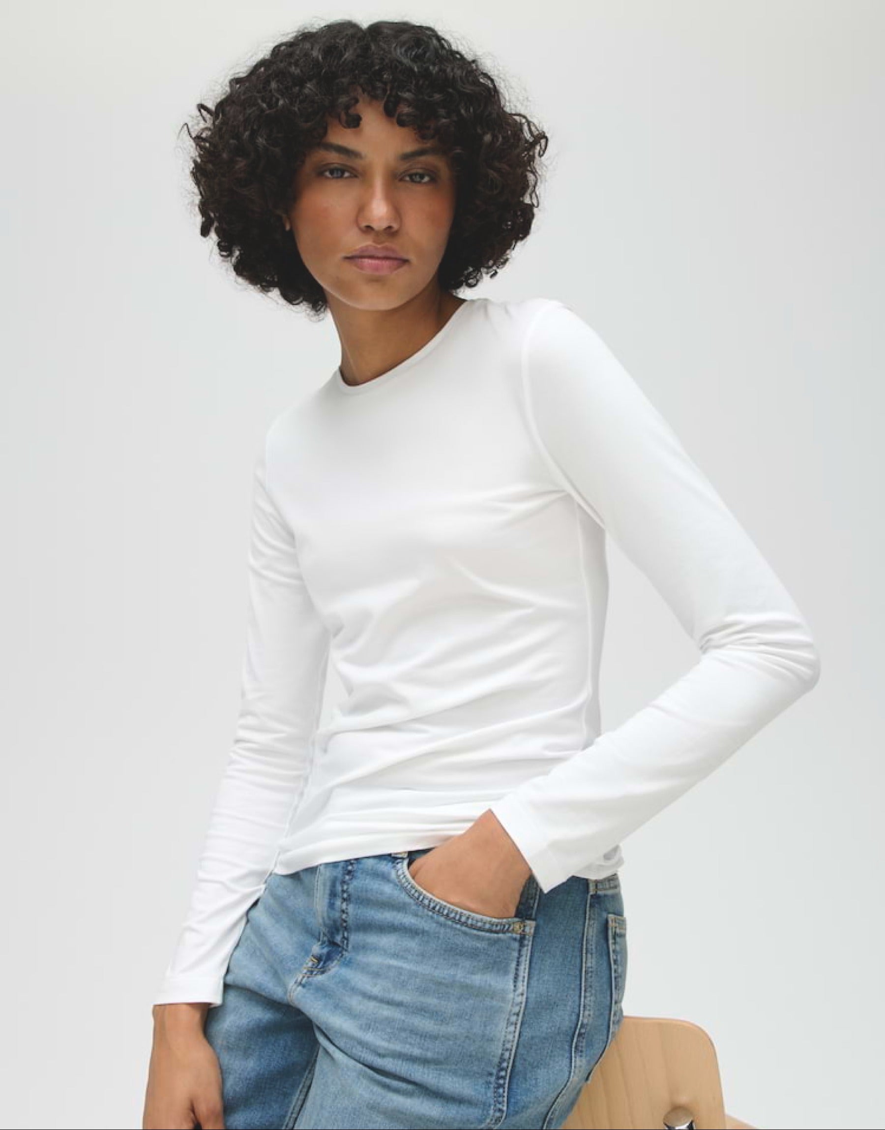 SMILLA Slim Longsleeve aus Jersey