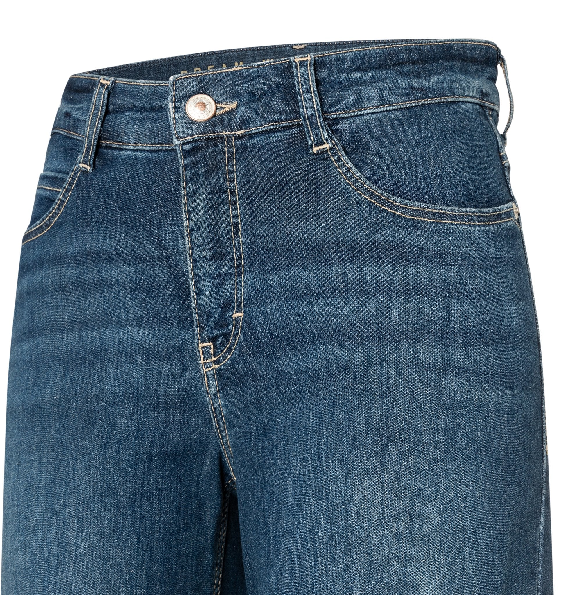 MAC Wide Leg Authentic Dark Blue
