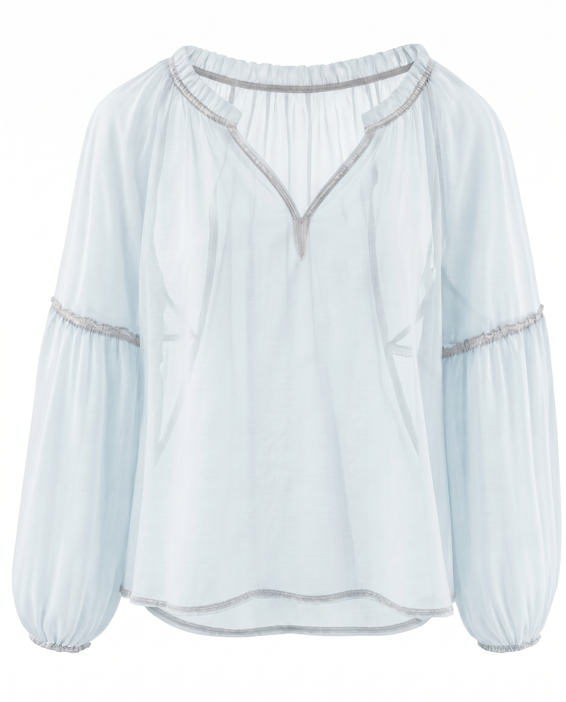 Bluse mit Rüschen