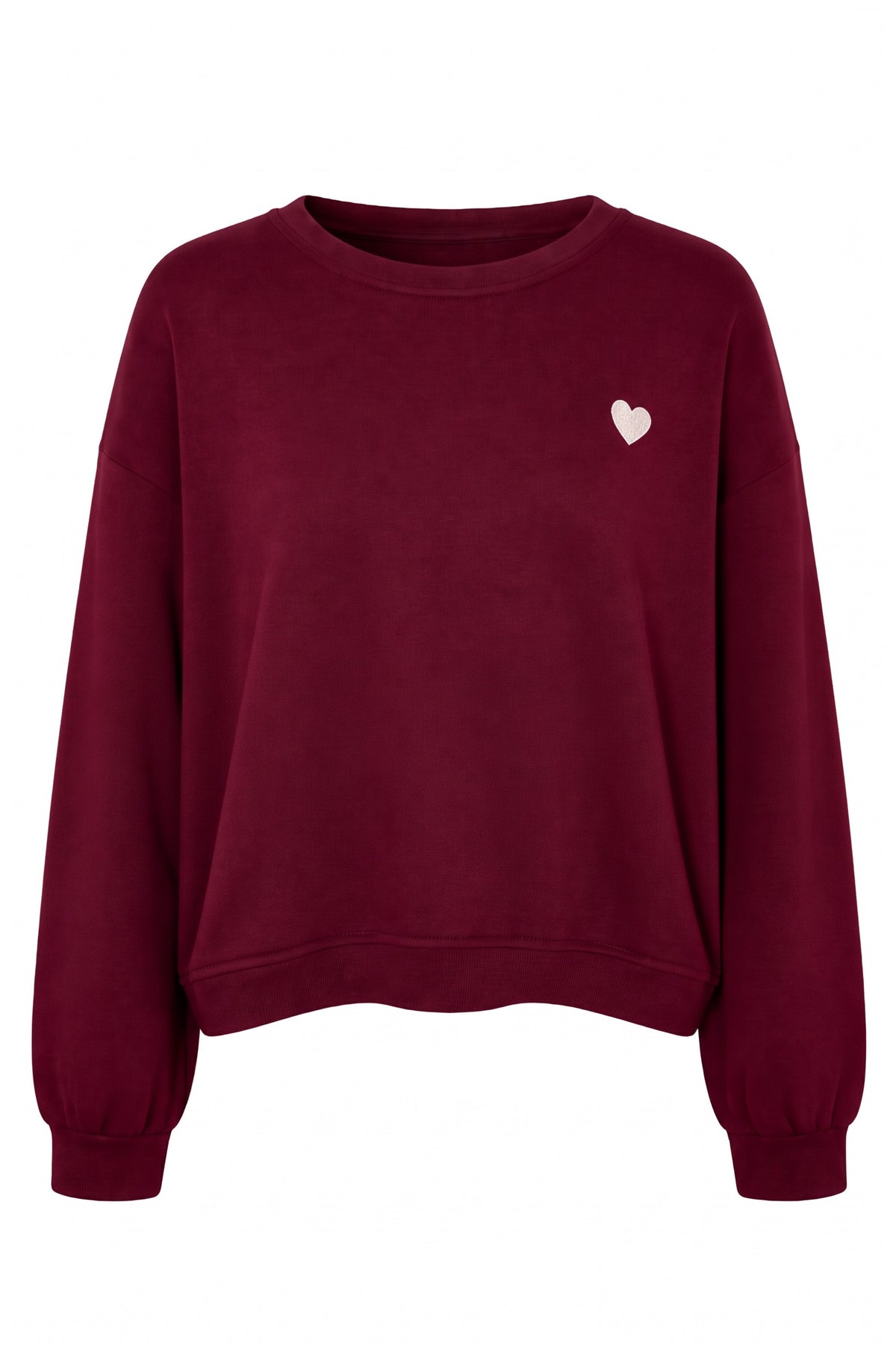 Sweatshirt mit Herzdetail