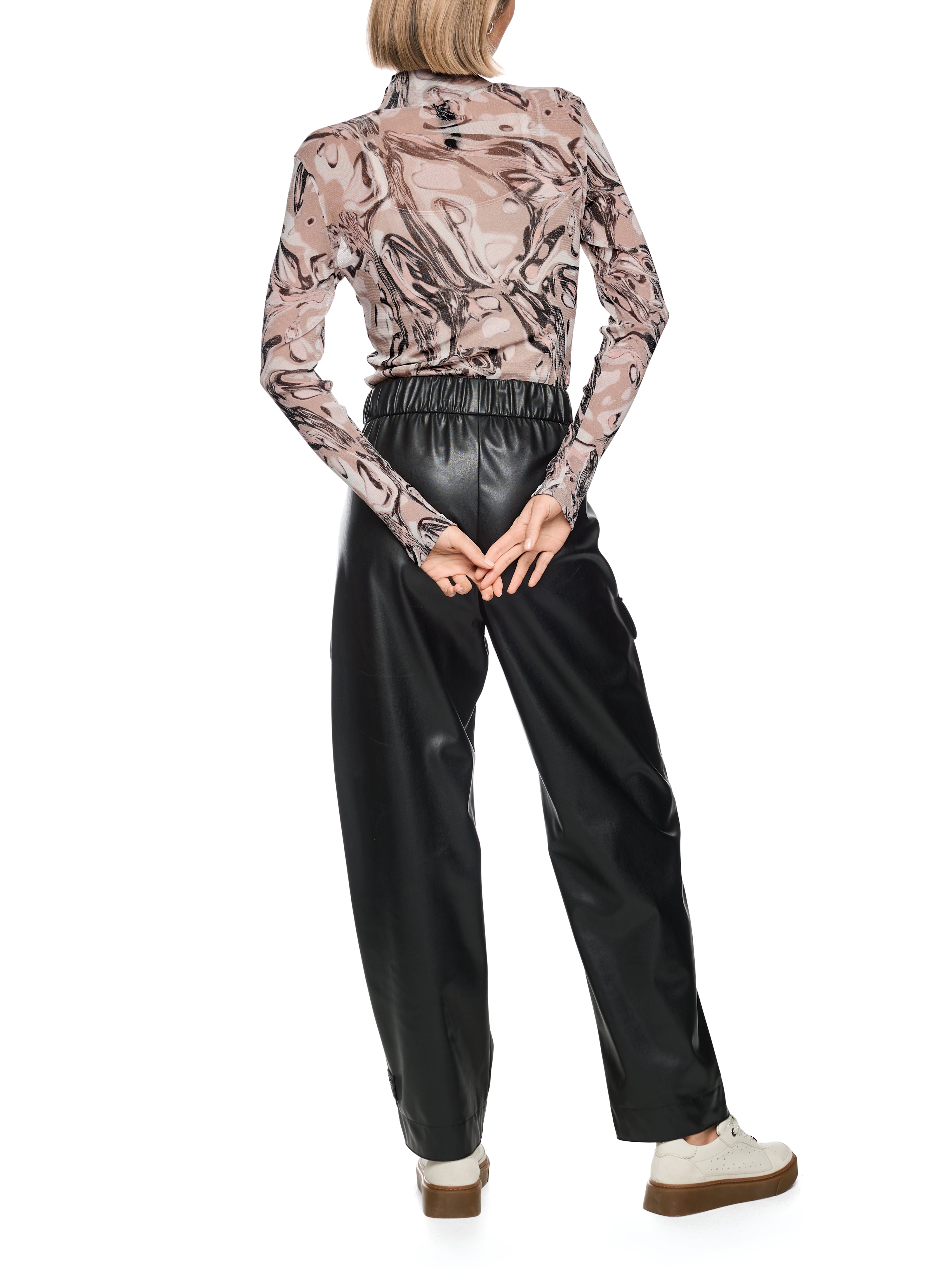 Longsleeve mit Magma-Print