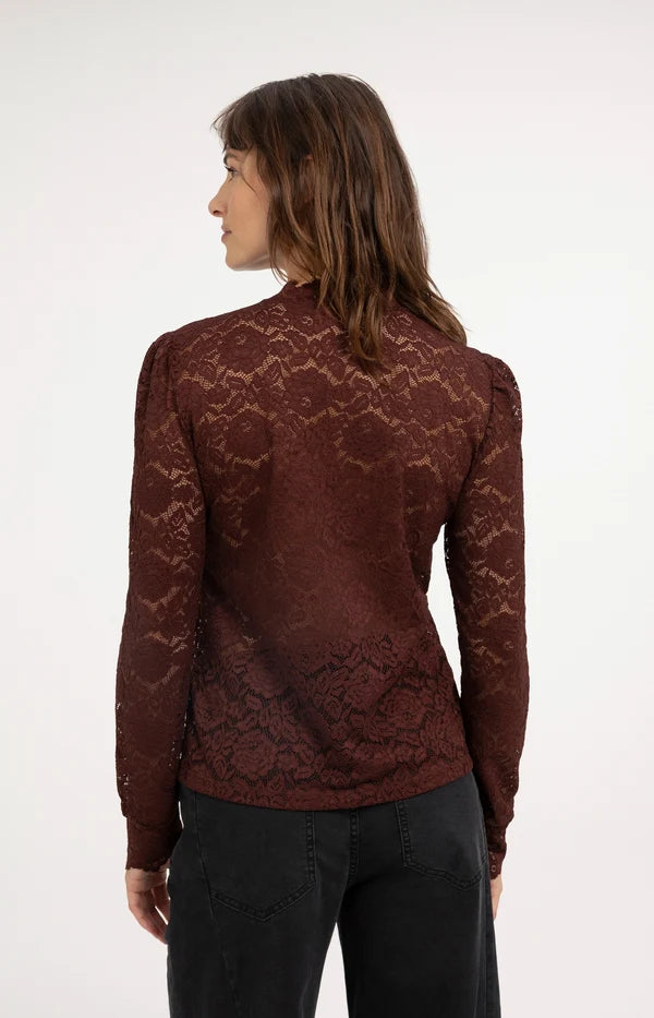 Longsleeve aus Spitze