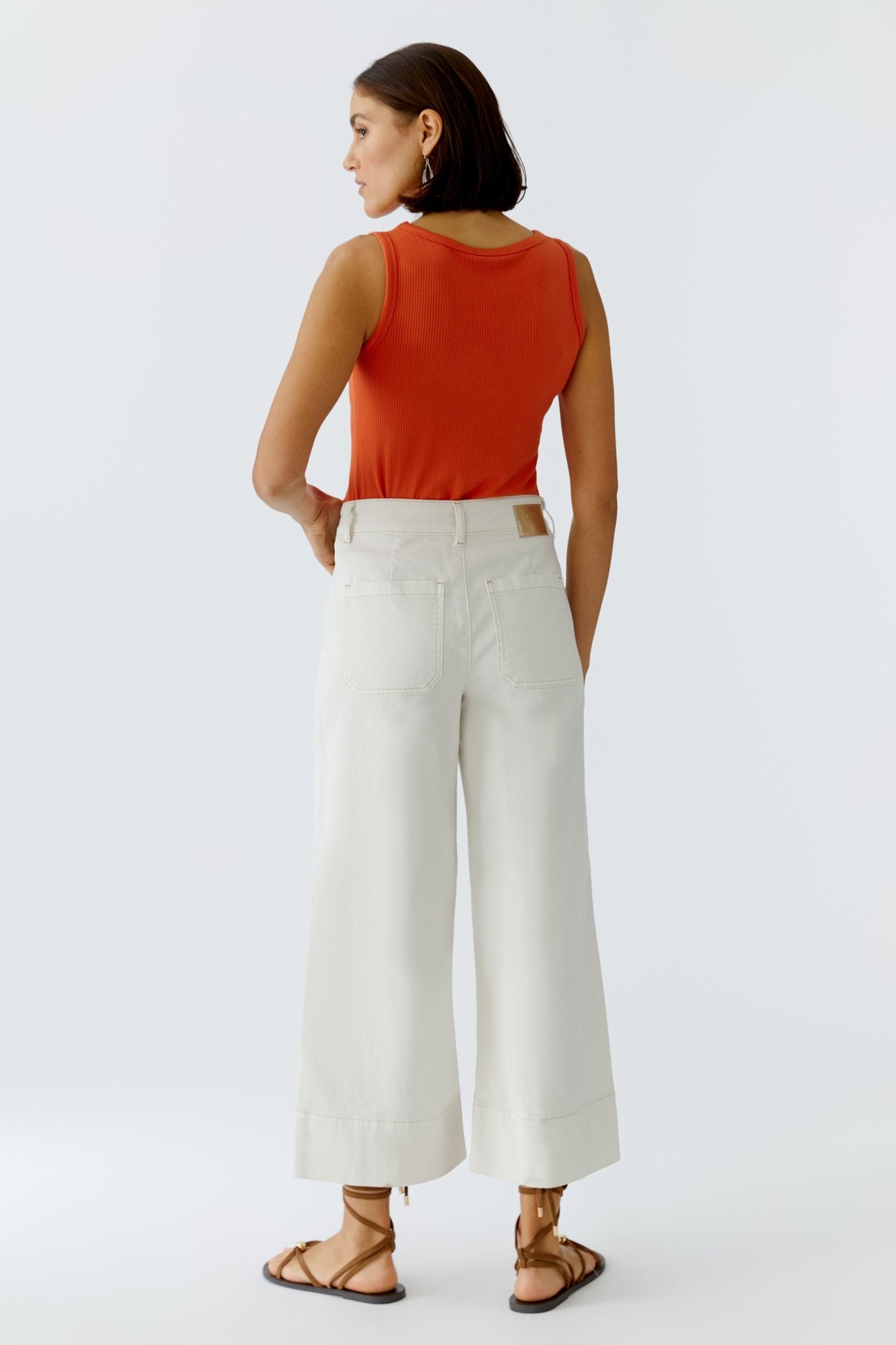 Oui Wide Leg Eggnog