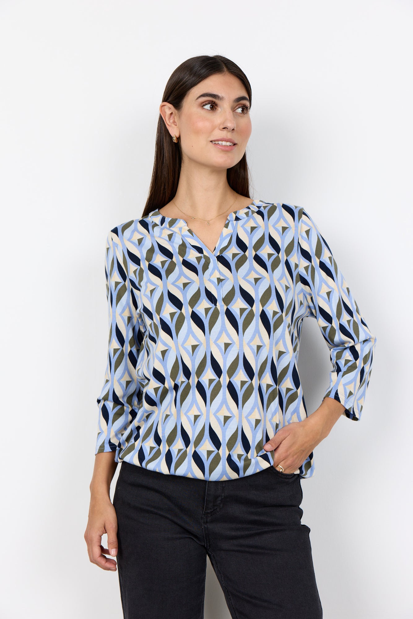 Bluse SC-FELICITY AOP 552