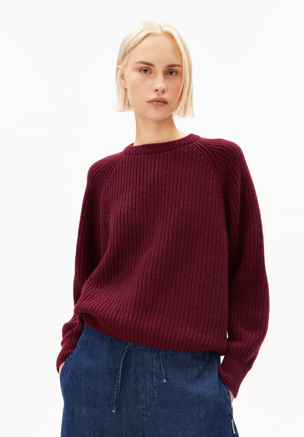Rippstrick Pullover