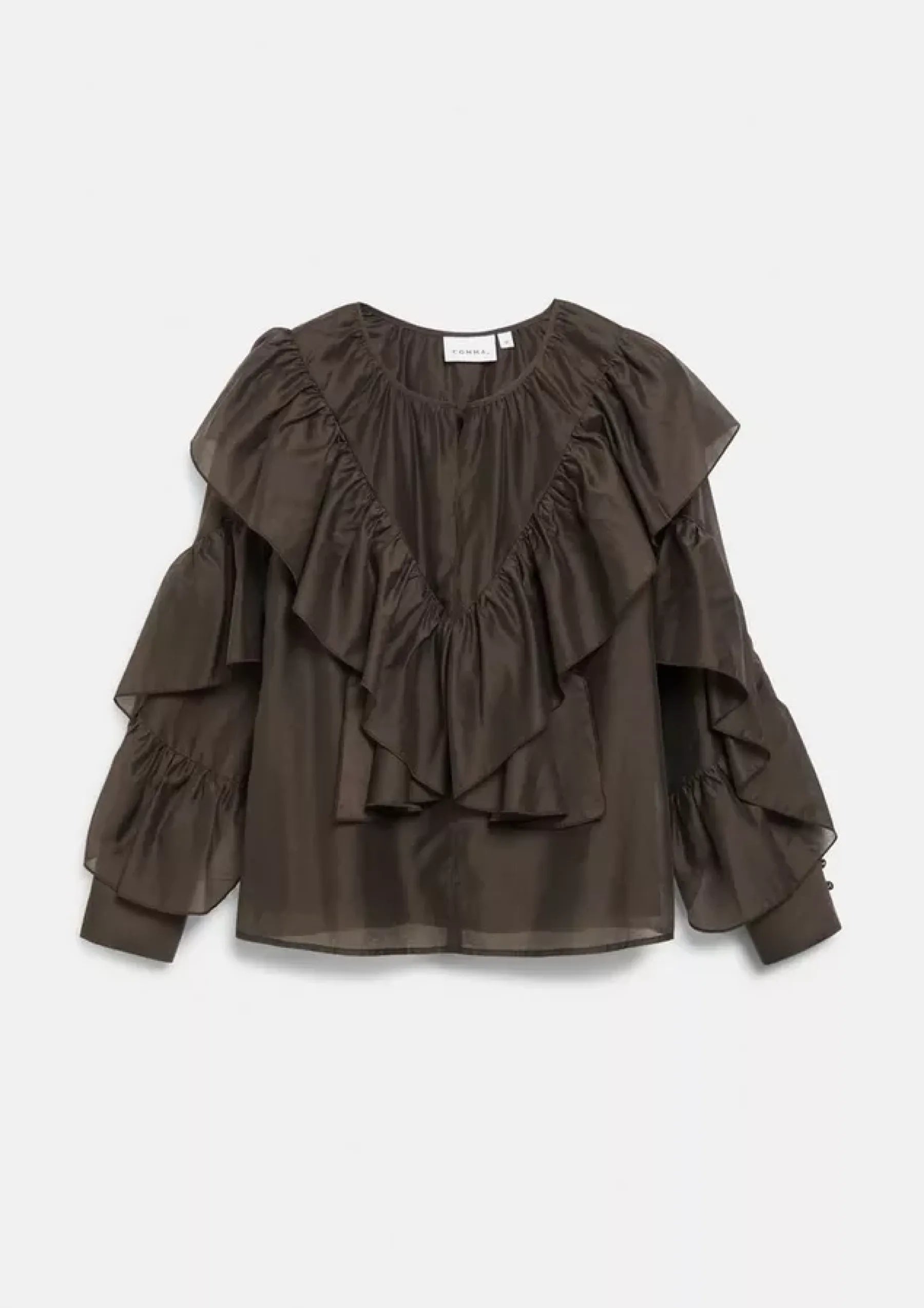 Comma Blusen Brown