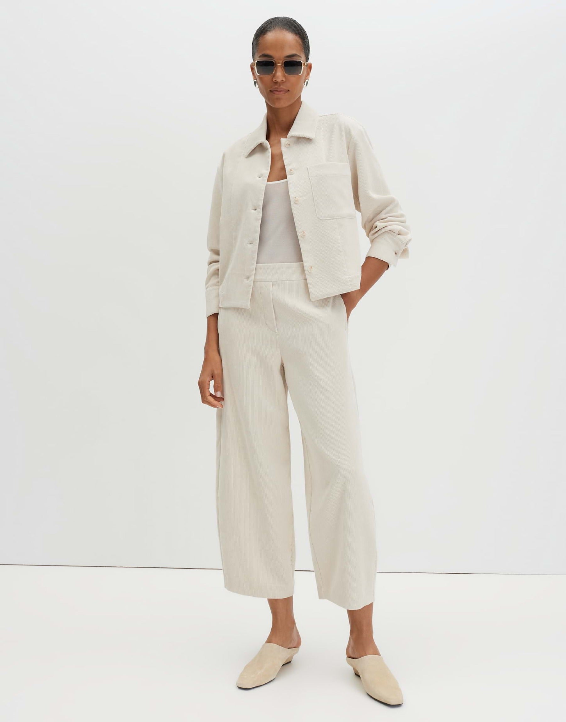 Cordhose CISILIA CURVED CORDUROY