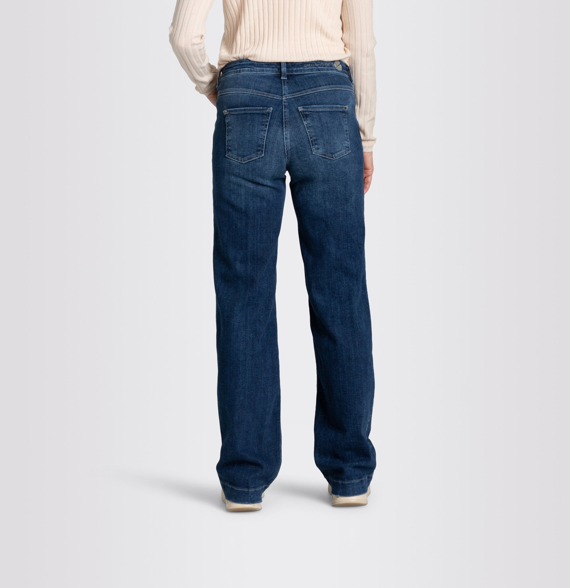 MAC Wide Leg Cobalt Authentic Wash