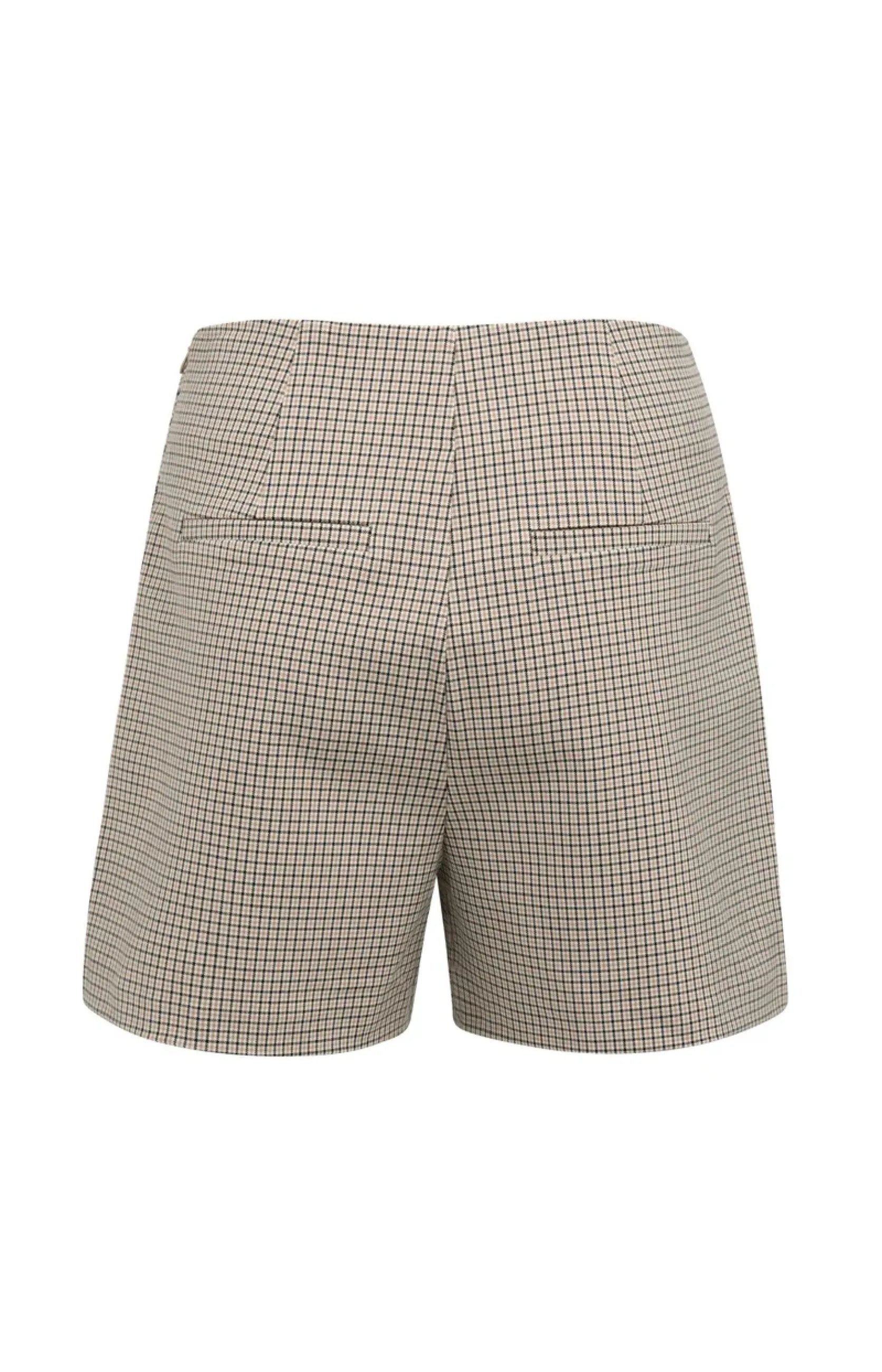 Karierter Skort in Wickeloptik