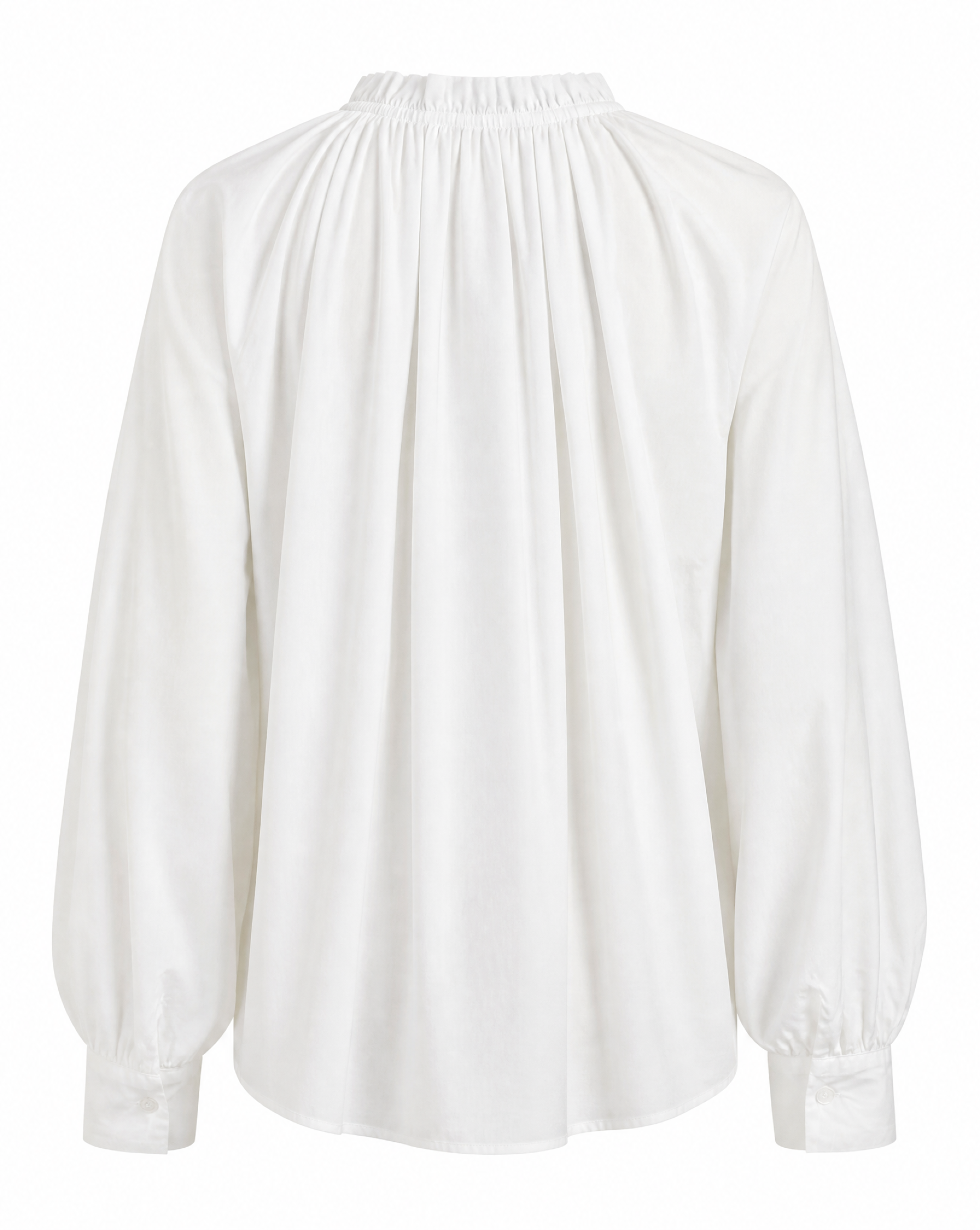 Bluse mit Rüschenkragen