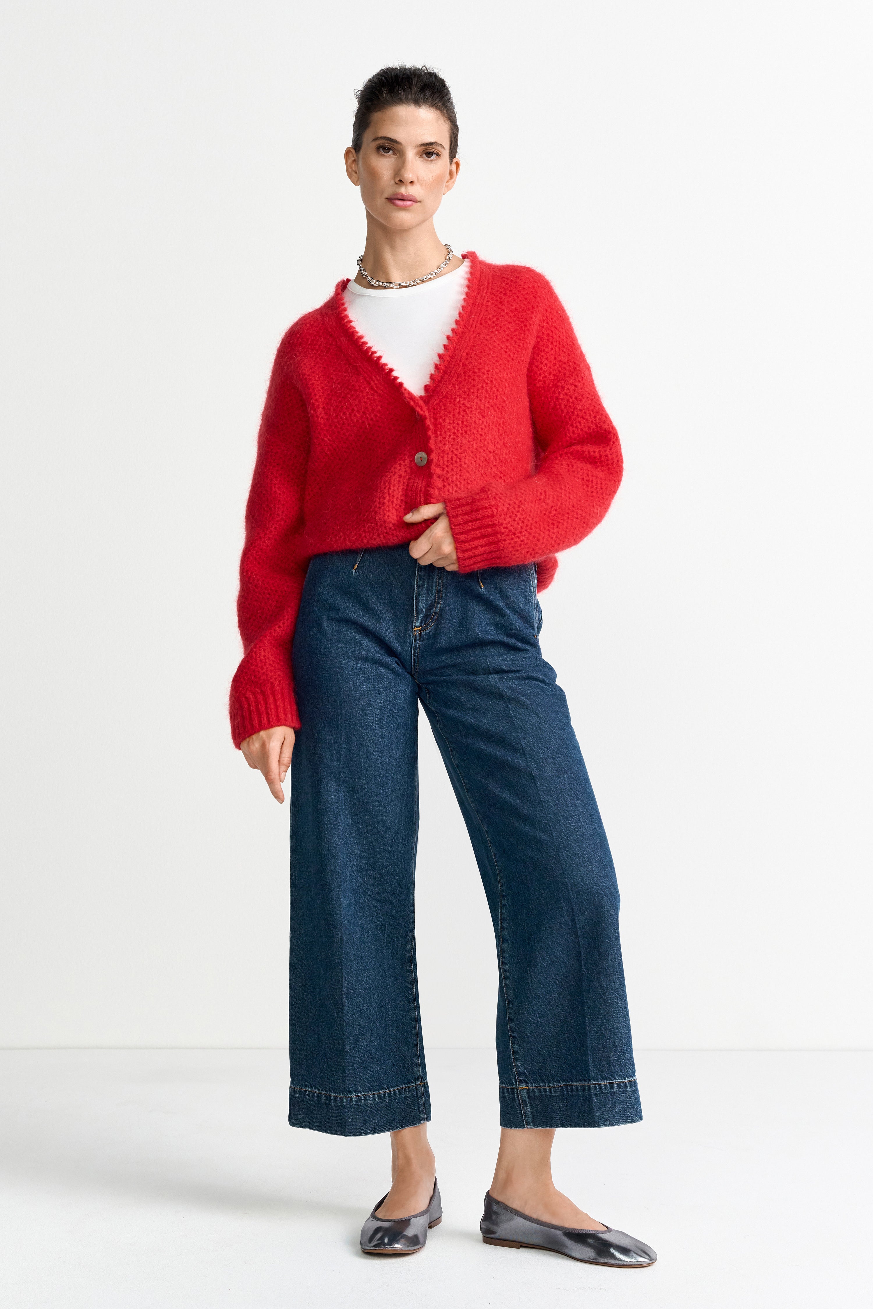 Rich & Royal Strickpullover Holiday Red