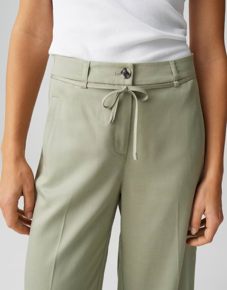 Opus Wide Leg Pale Olive