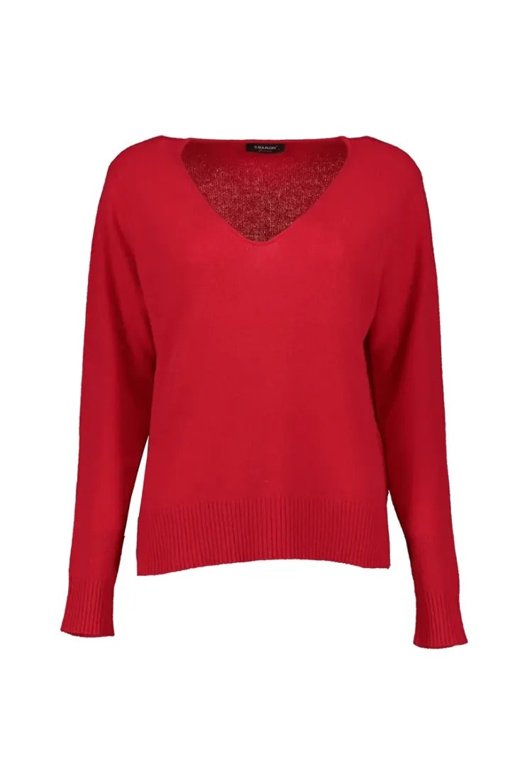 S. Marlon Strickpullover Red