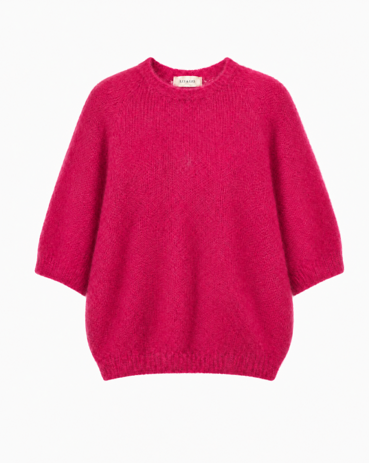 Strickpullover mit Kurzarm