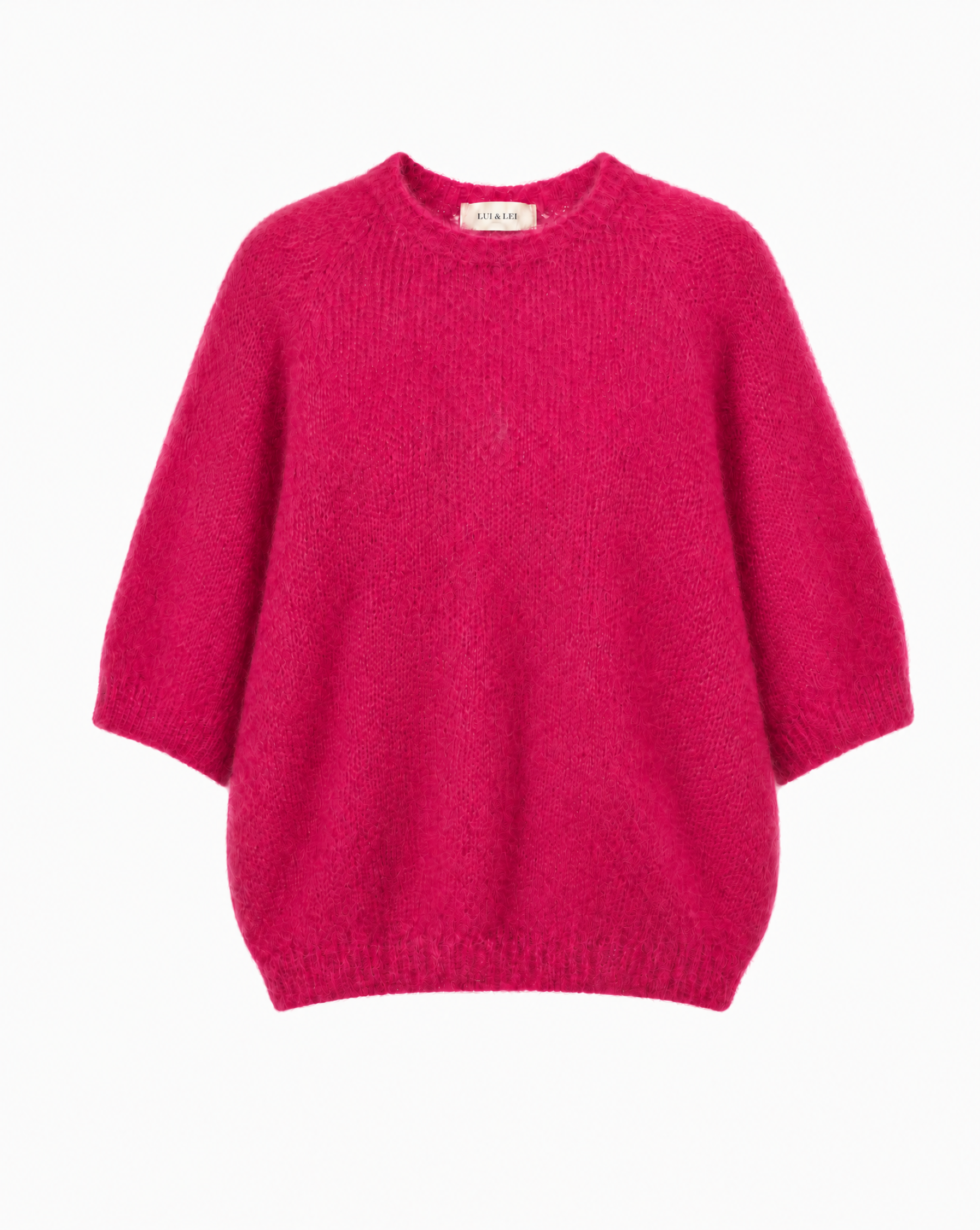 Strickpullover mit Kurzarm