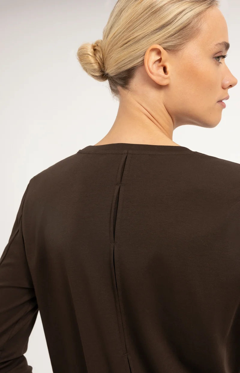 Longsleeve mit Spitzenbündchen
