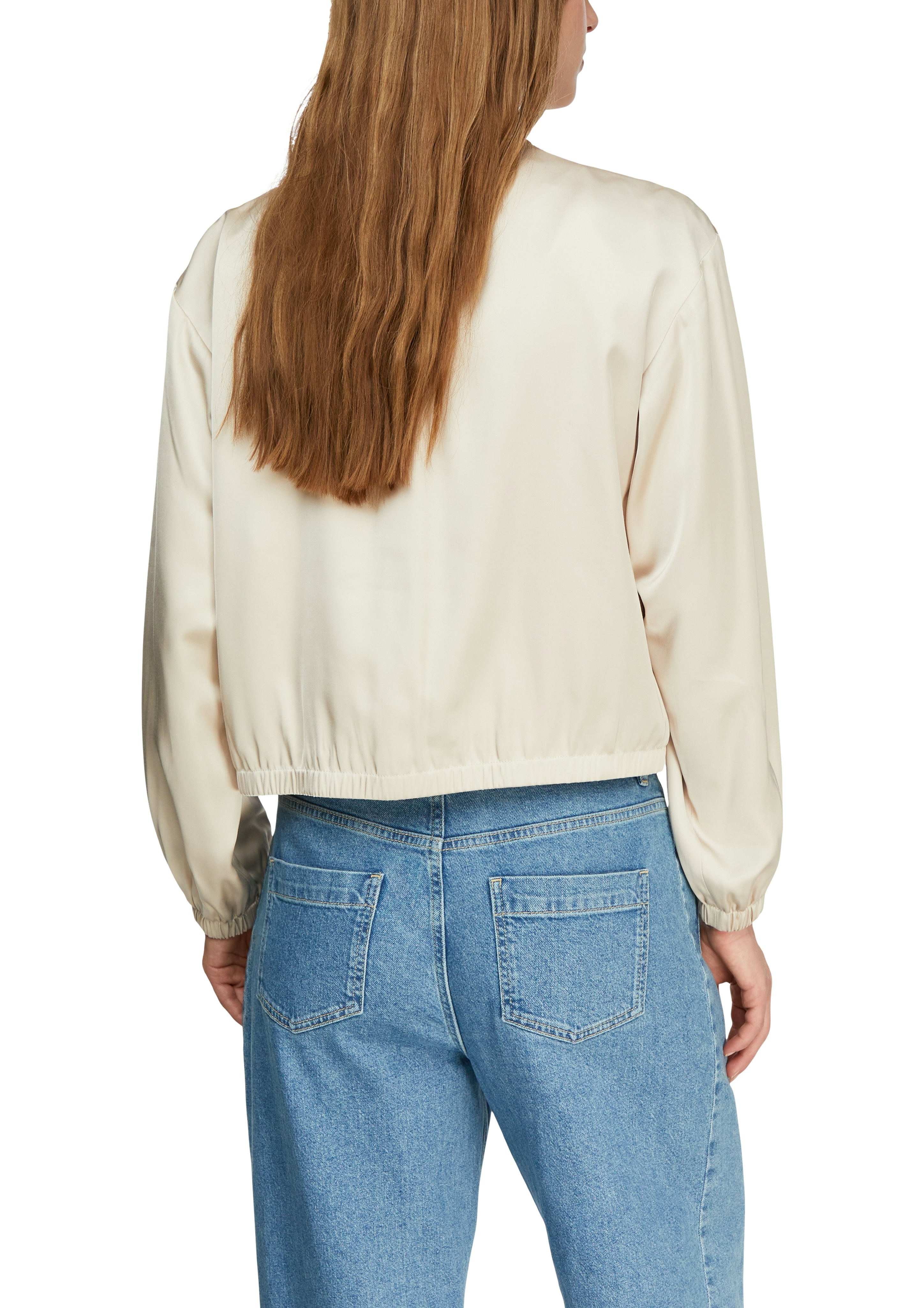 Comma Blouson Grey/Black
