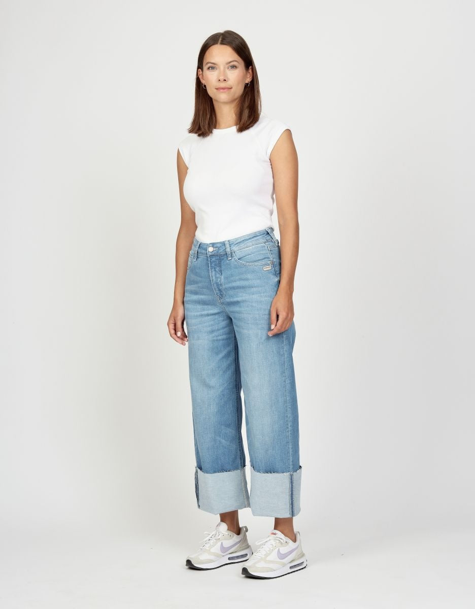 Gang Wide Leg Aged Light Blue