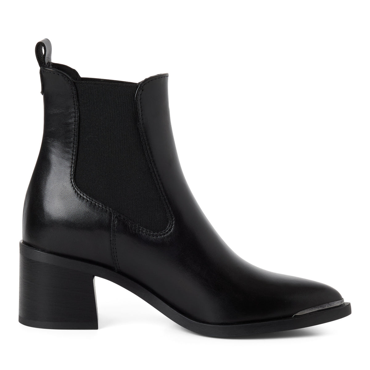 Stiefelette mit Blockabsatz