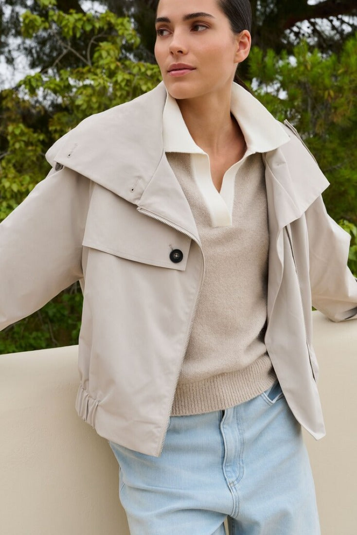 Yaya Bomberjacken Slate Grey