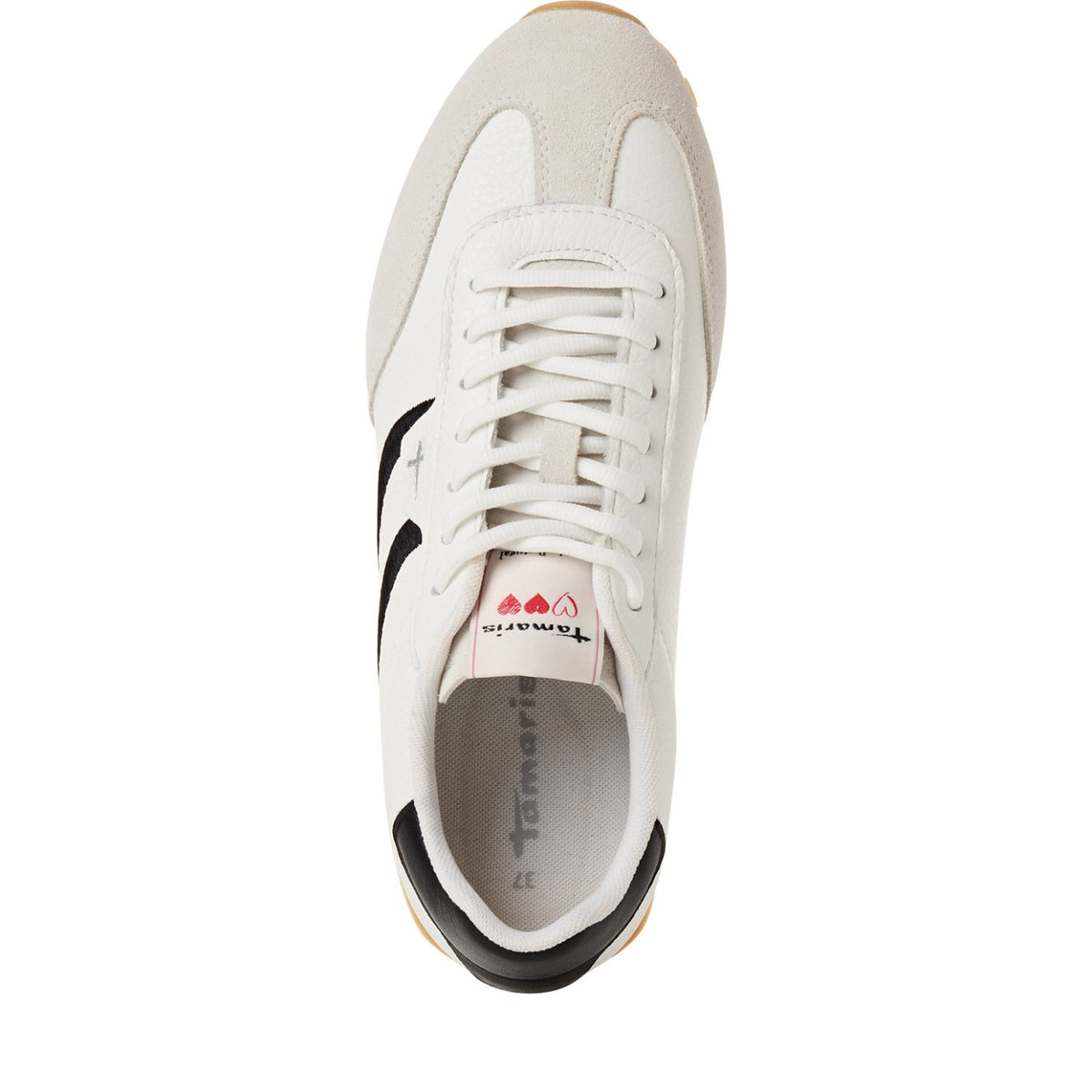 Tamaris Schuhe White/Black