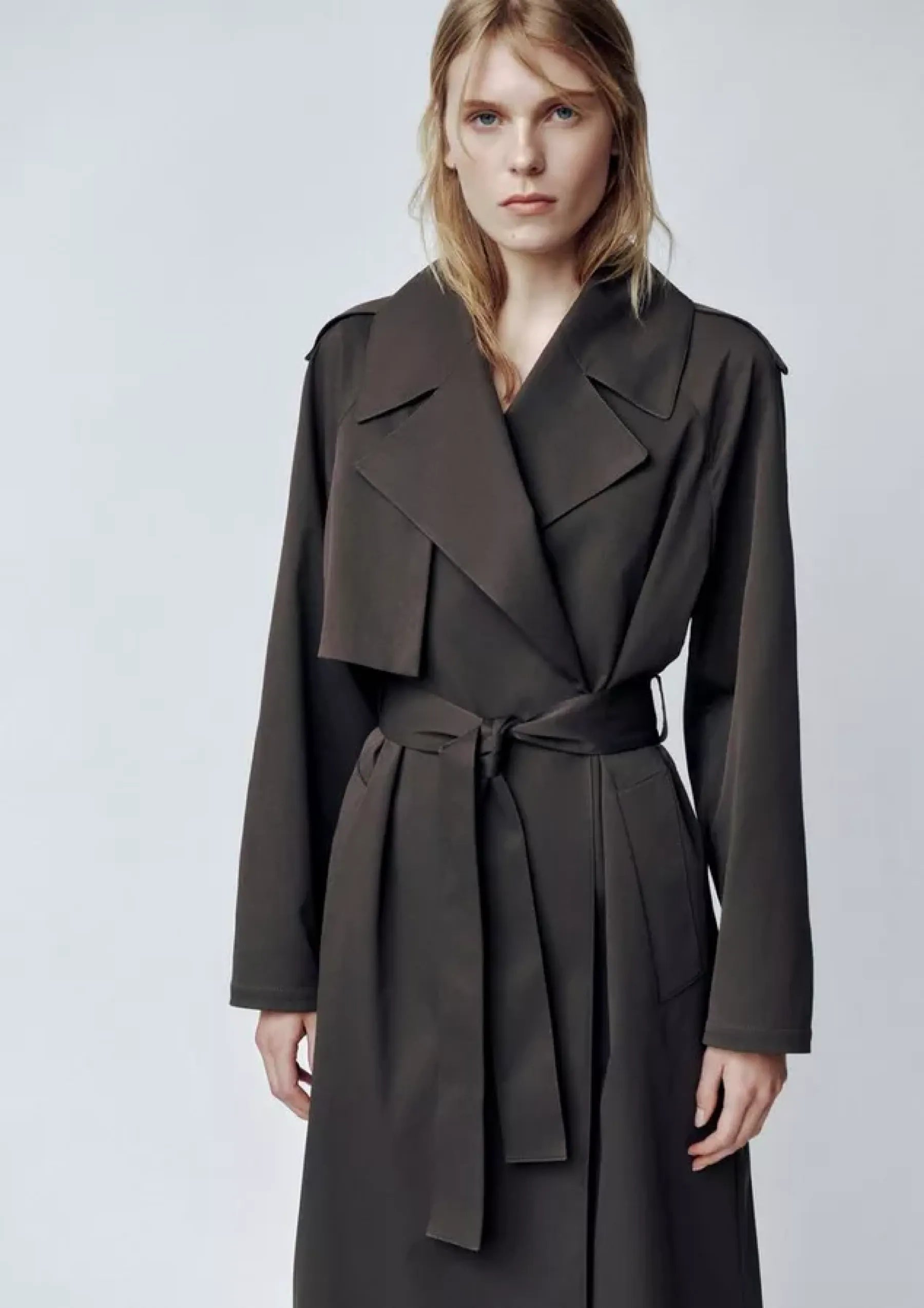 Trenchcoat mit Bindegürtel