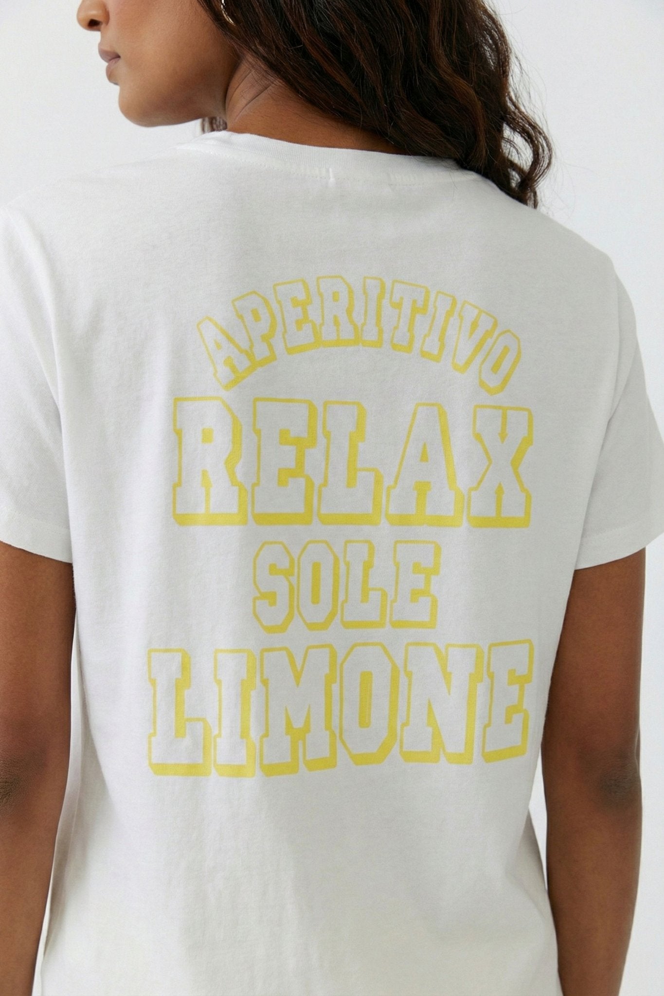 T-Shirt mit Zitronen-Print