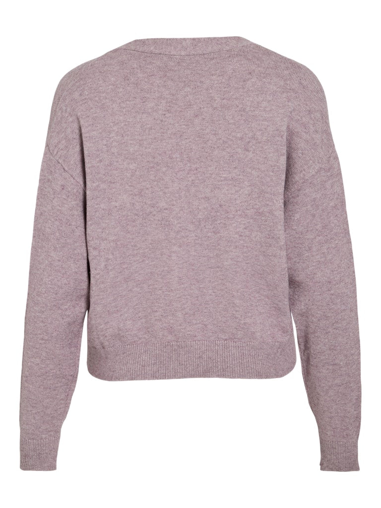 VILA Strickjacken Toadstool/Melange