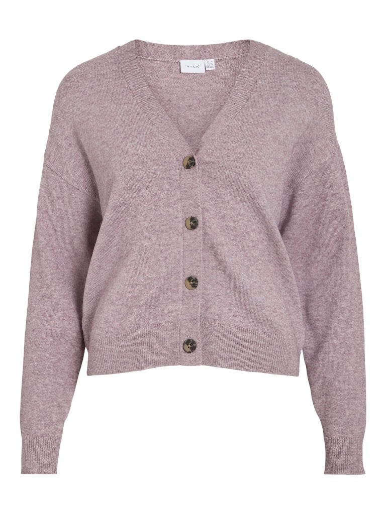 VILA Strickjacken Toadstool/Melange