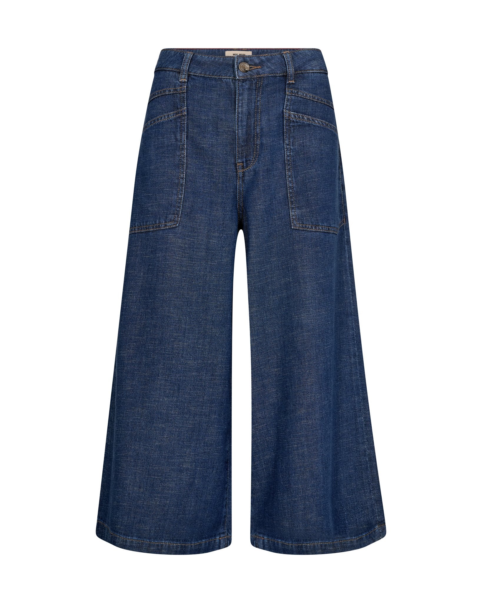 Mos Mosh Wide Leg Dark Blue