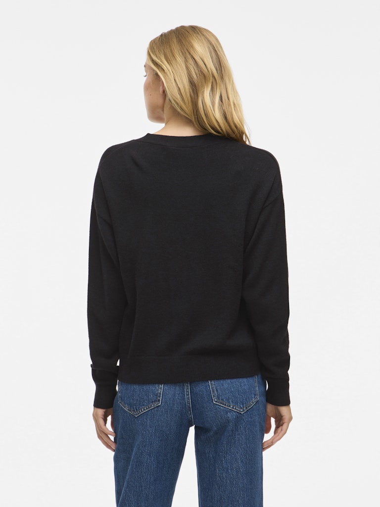 VILA Strickjacken Black