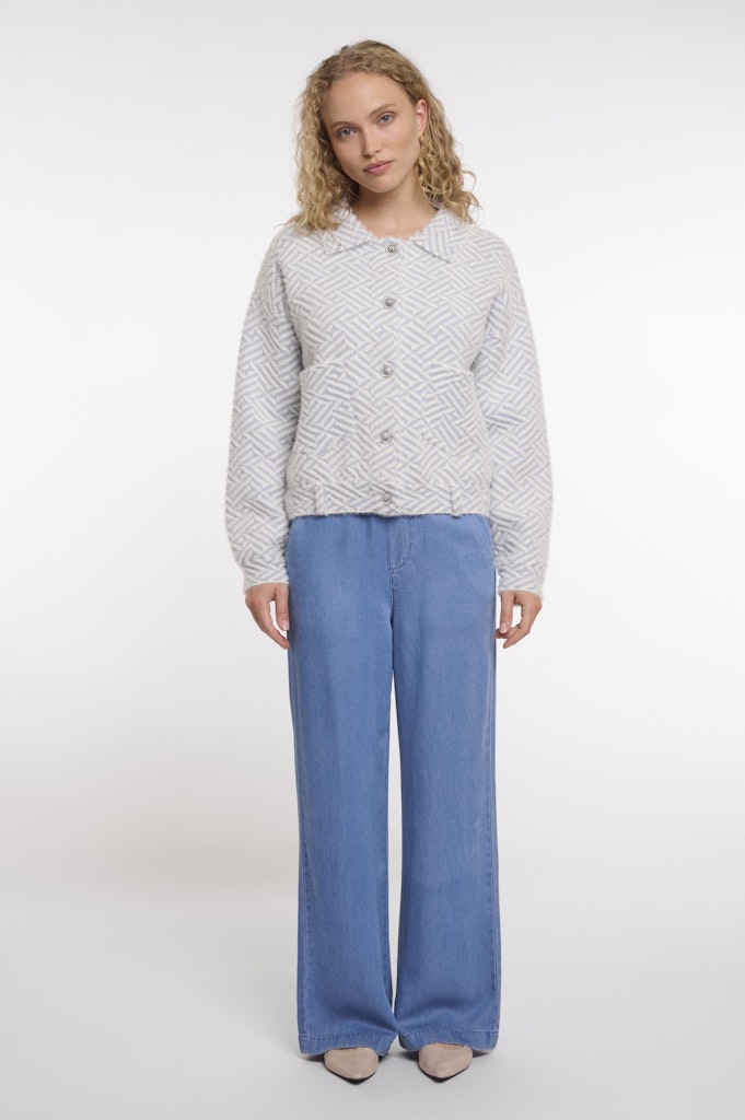 Rino&Pelle Jacken Light Blue Graphic