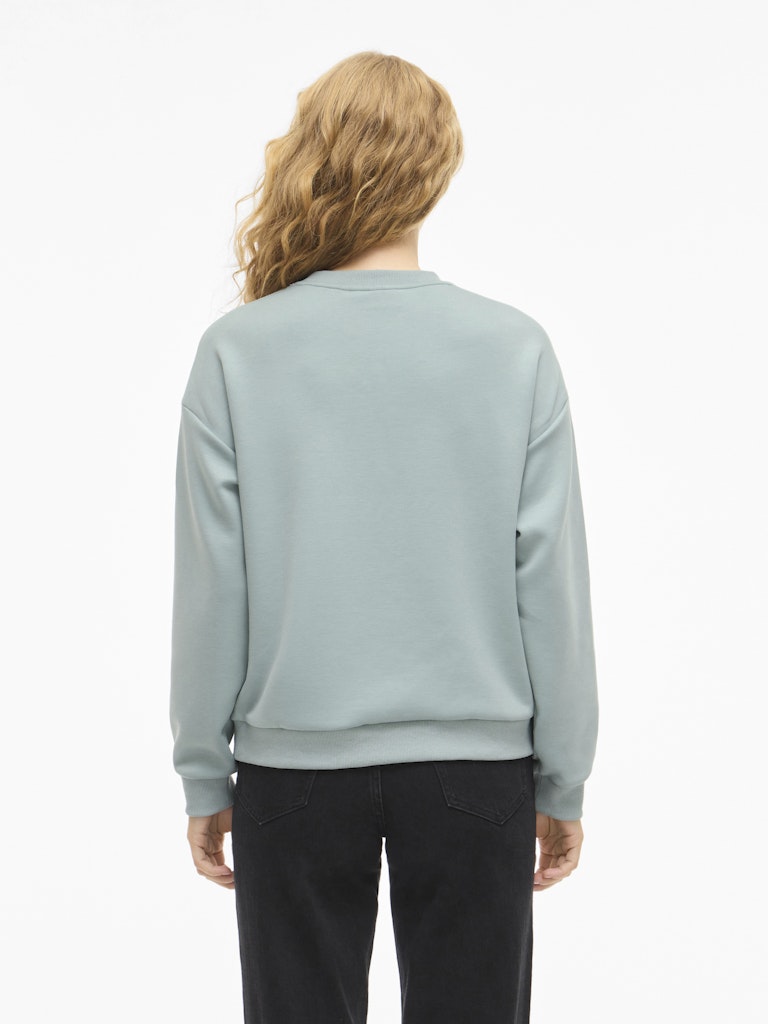 VILA Sweatshirts Blue Surf