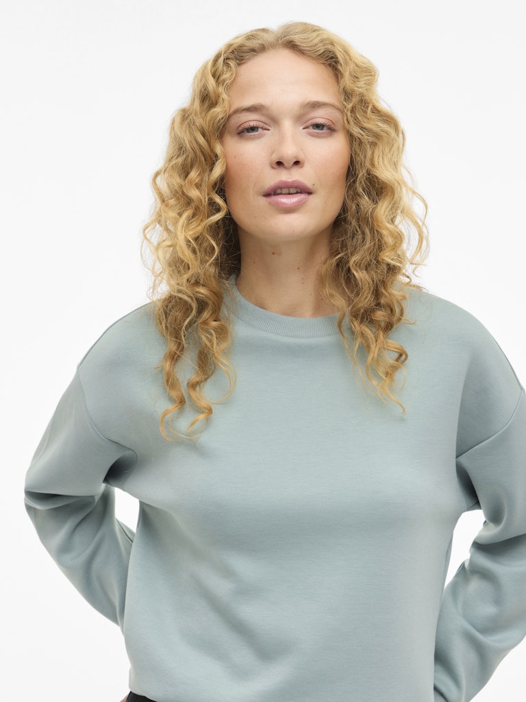 VILA Sweatshirts Blue Surf