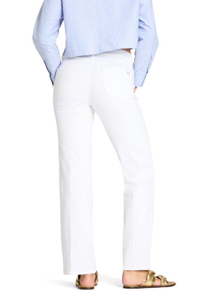 Cambio Wide Leg Pure White Summer Stoned