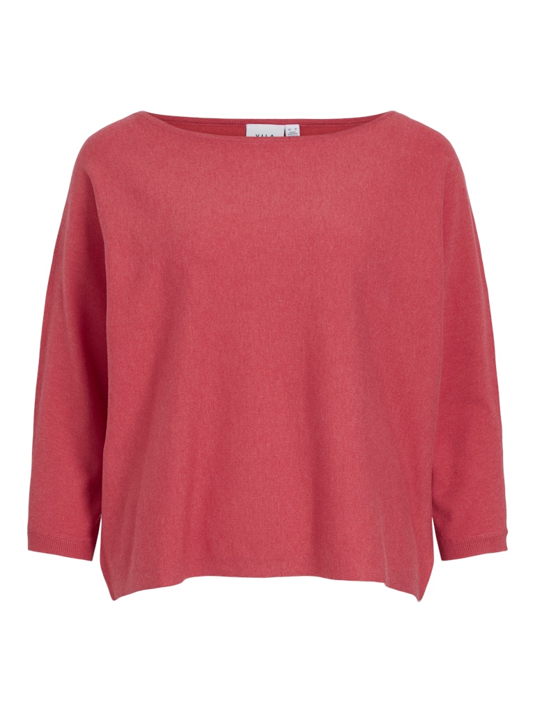VILA Strickpullover Hibiscus/Melange